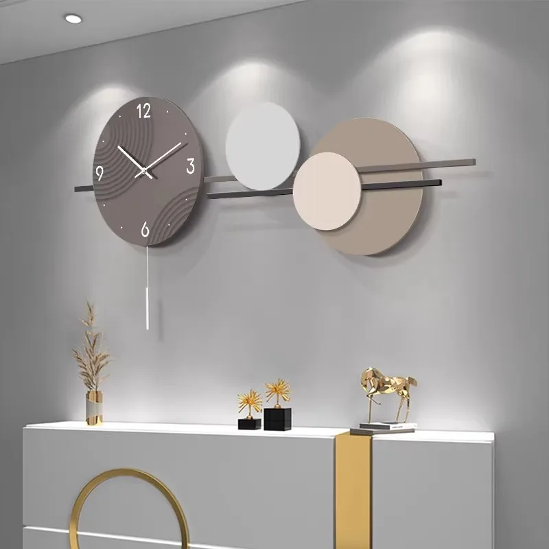Restaurant Lighting Decoration - # 2024年新作 レストラン時計 壁掛け時計 リビングルーム クリエイティブ