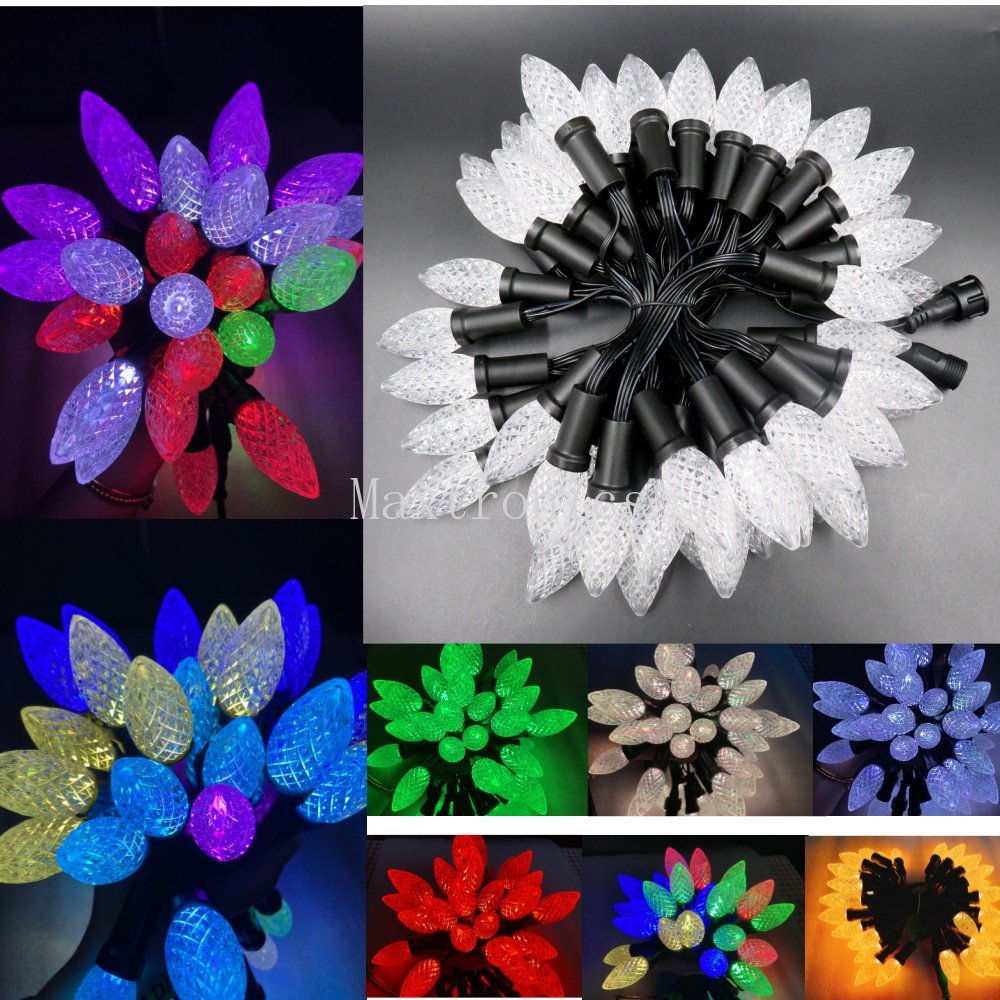 Decor Lighting Address - 新しい 50leds/ストリング C9 DC12V WS2811 RGB