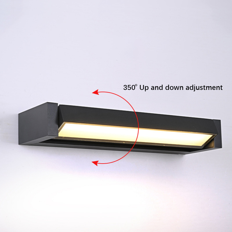 Decor Lighting Cy - 角度調整可能な屋外防水ウォールランプガーデンウォールランプシンプルなアルミウォールランプ外壁装飾照明