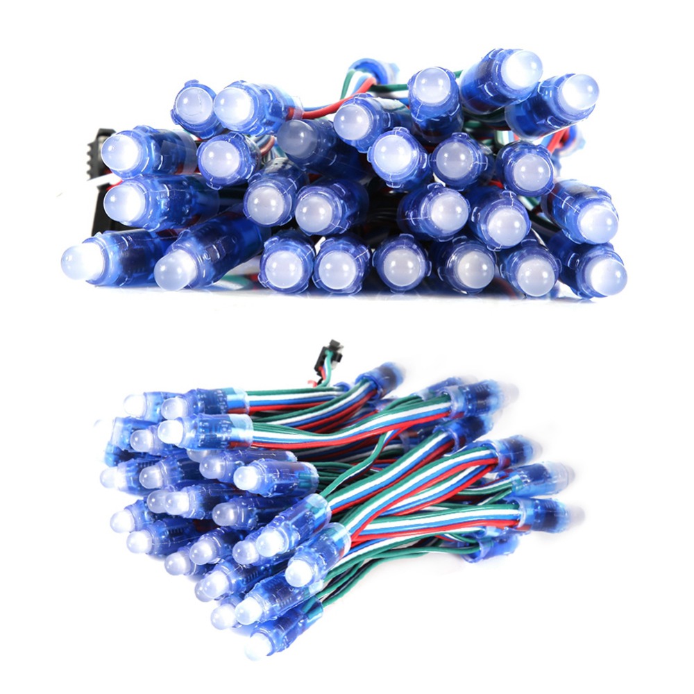 Decor Lighting Address - 50個入り 耐久性のあるWS2811 IC LEDピクセルライト 12mm DC
