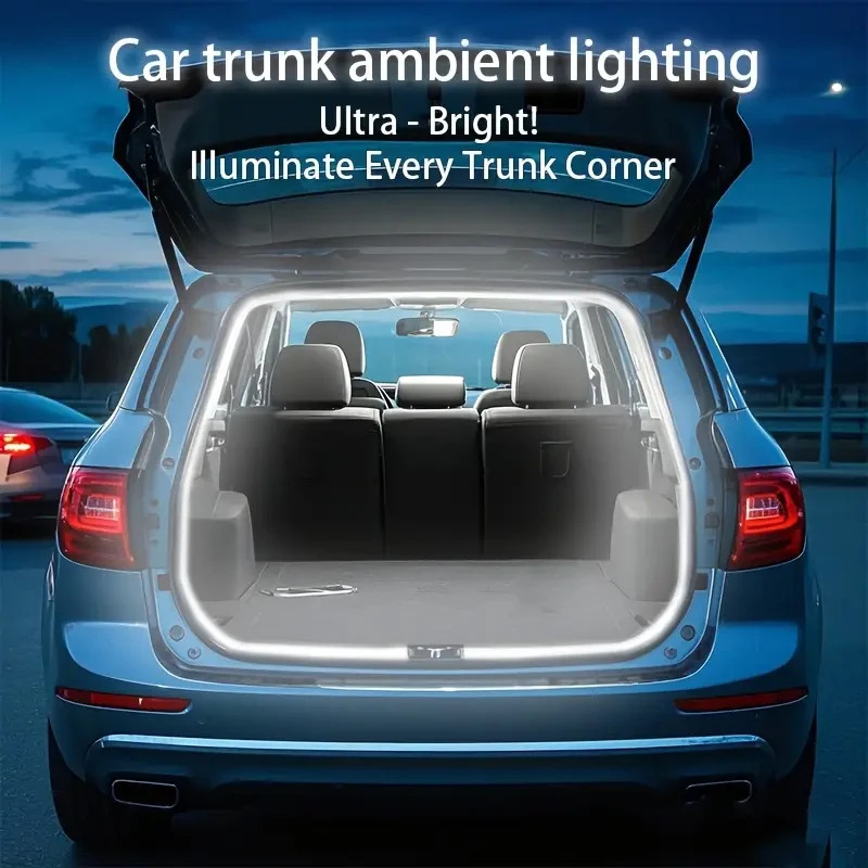 Lighting Decorative - LED 車のトランクライトストリップ自動オン/オフセンサーアンビエントライトバー防水隠し設置自動装飾アクセサリー用