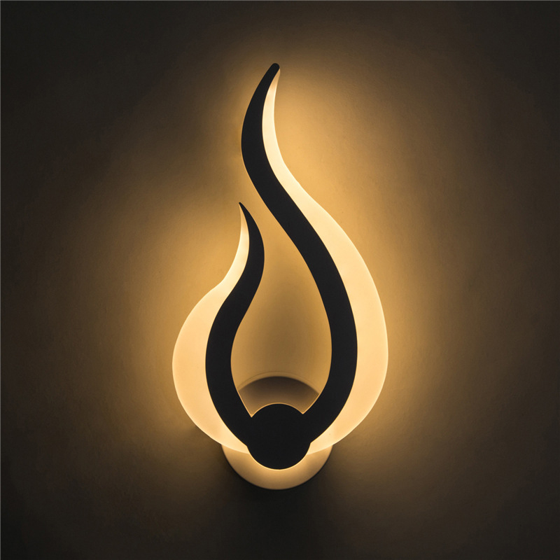 Foyer Lighting Wall Decor - アクリルLED屋内ウォールライト,シンプルなスタイル,寝室,リビングルーム,階段,廊下,ベッドサイド,ランプ,家の装飾,AC85-265V