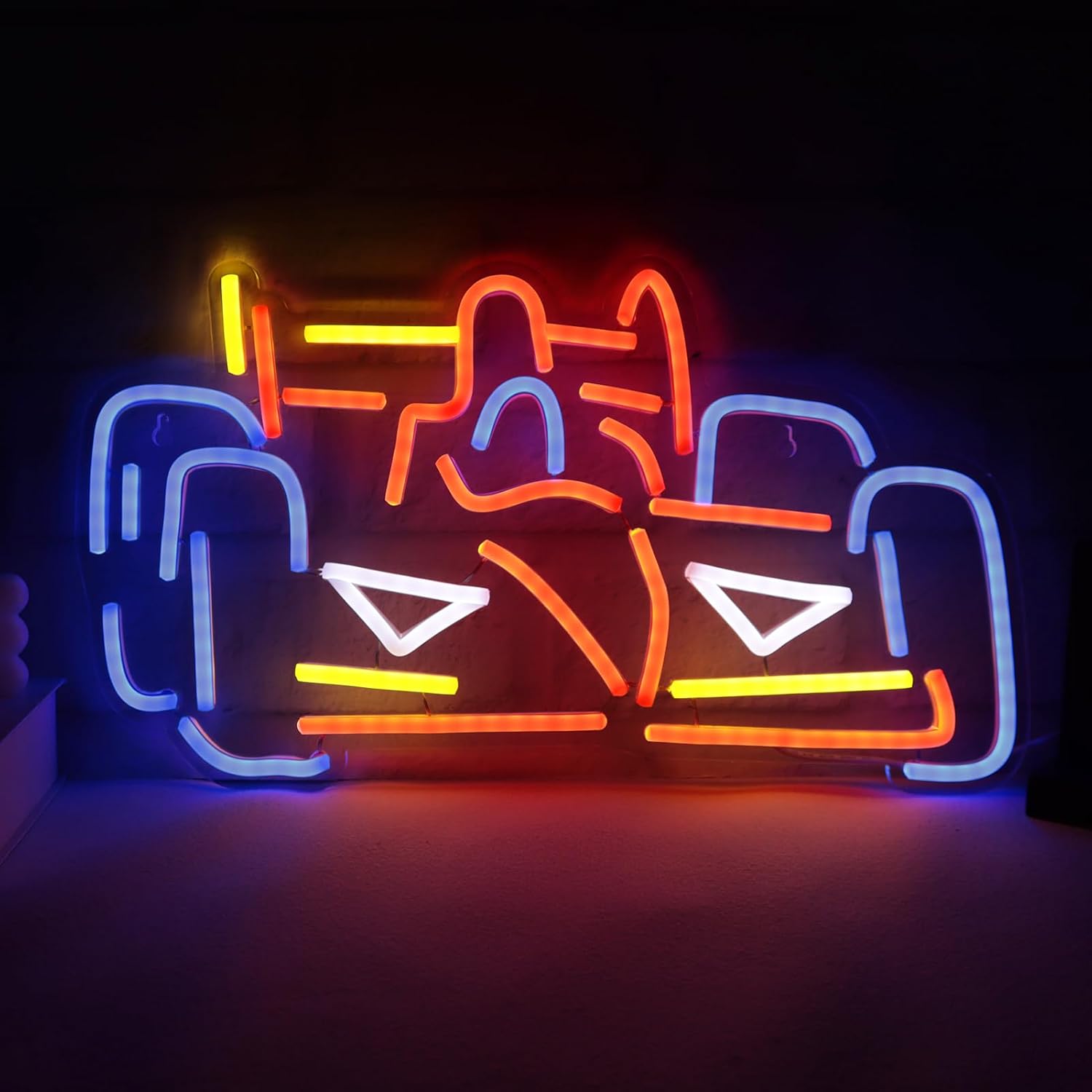 Decor Kart Lighting - レーシングカー,レーシングカー,家の装飾,パーティーの洞窟へのギフト,レーシングカーの装飾