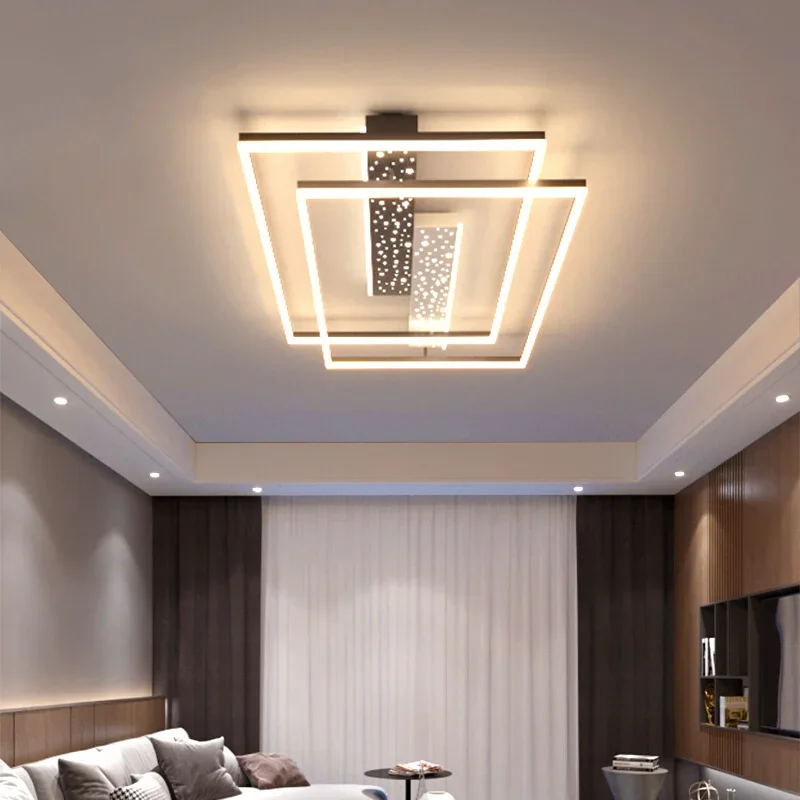 Decor Lighting Cy - シャンデリア リビングルーム 室内照明 ホームデコレーション 寝室 ブラック