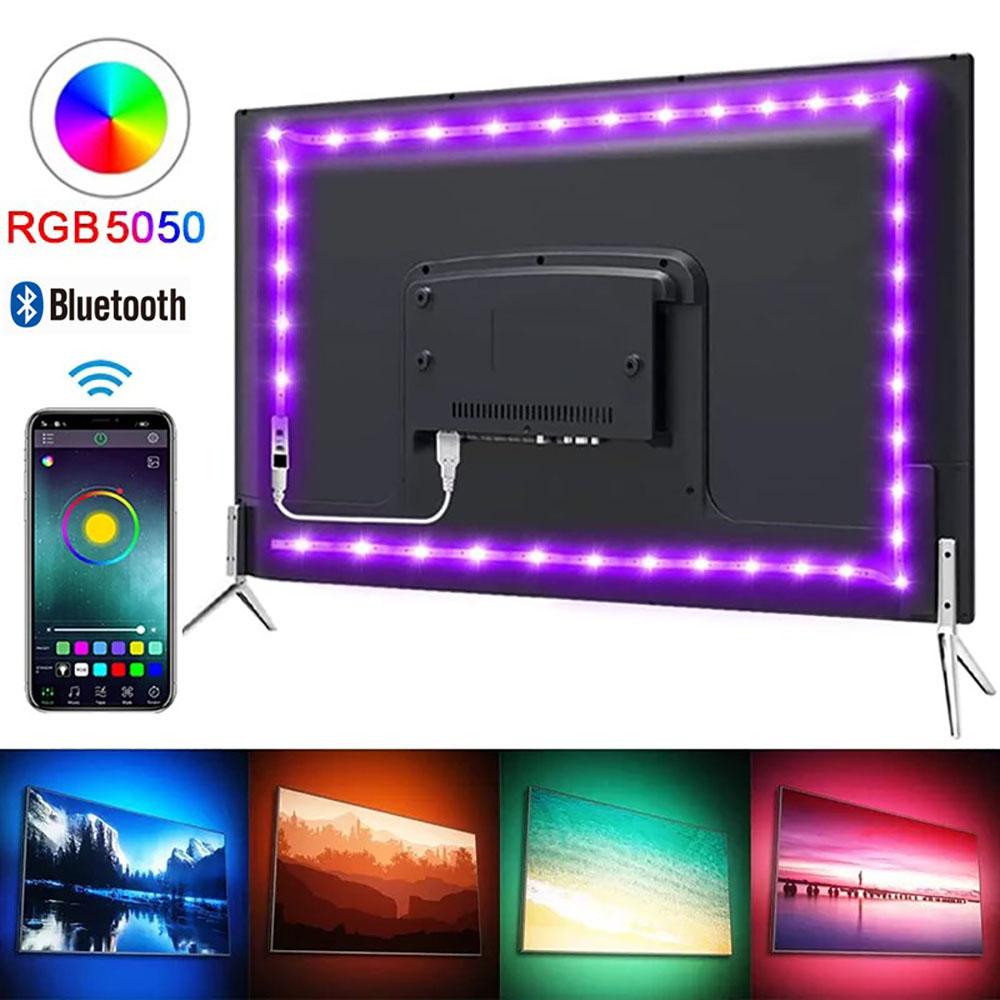 Lighting Decor For Diwali - RGB Led ストリップライト Bluetooth アプリ制御 5V