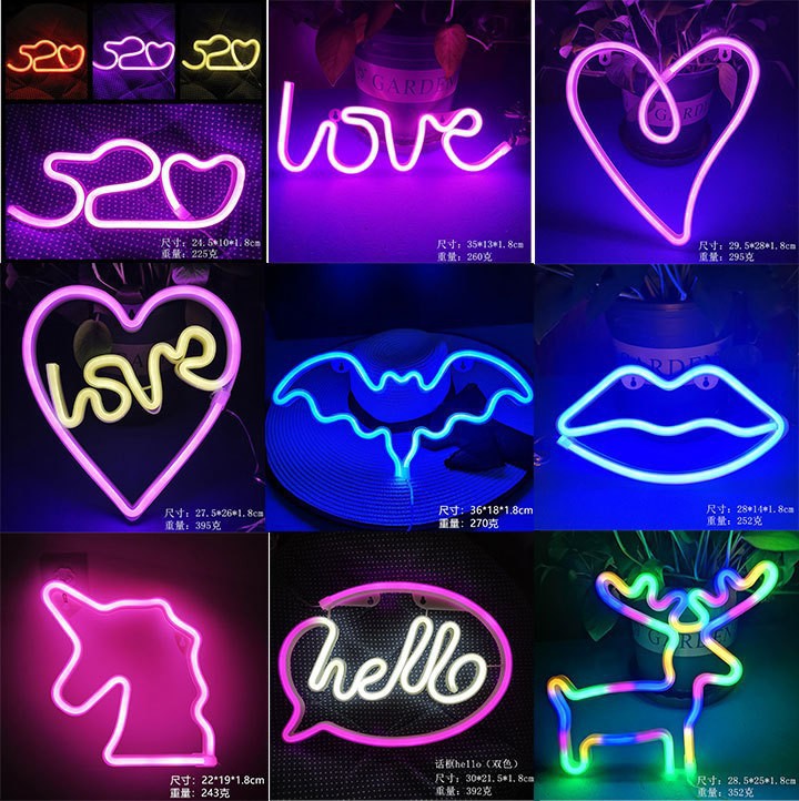 Pendant Lighting Christmas Decor - カスタムLEDネオンサイン USB/電池式 バー、寝室、ゲームルーム、結婚式、パーティー、壁飾り、クリスマスプレゼントに最適 カスタマイズ可能な照明