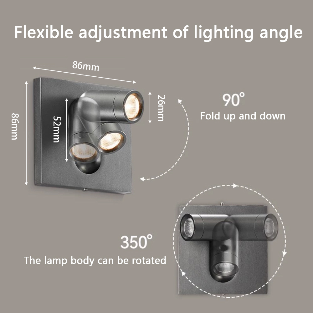 SANDIY スイッチ付き壁灯 埋め込み式読書用壁灯 クロー - Foyer Lighting Wall Decor のレビューと価格