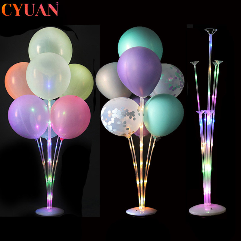 1/2 セット Led ライトエアボールスタンドホルダー列子 - Lighting Decoration Stand のレビューと価格