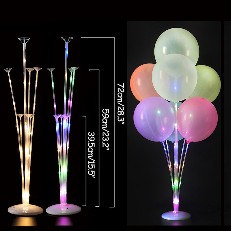 1/2 セット Led ライトエアボールスタンドホルダー列子 - Lighting Decoration Stand のレビューと価格