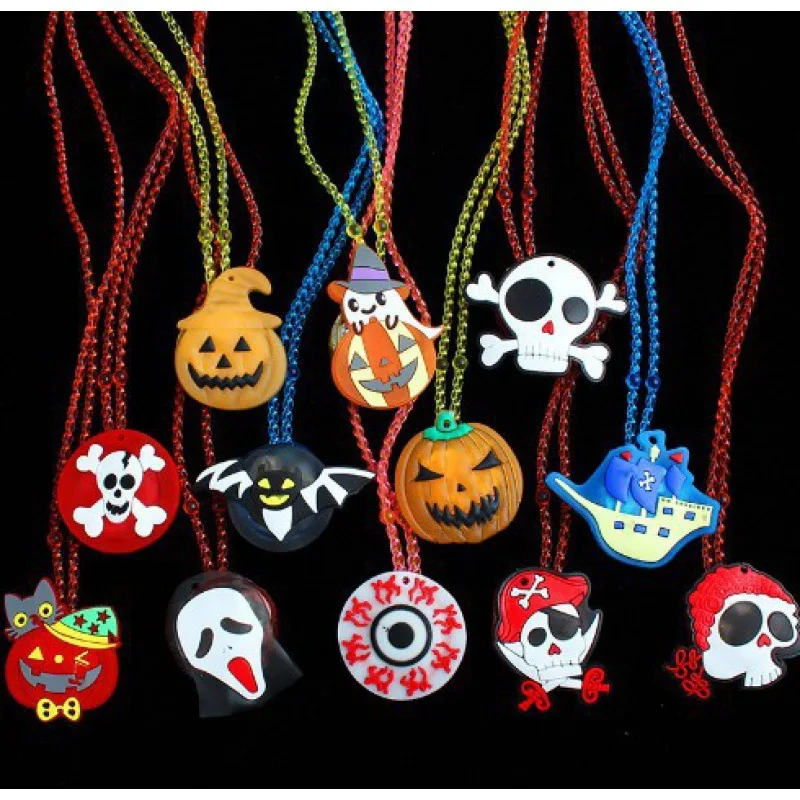 12-120 個ハロウィンクリスマスグローネックレスブレスレ - Pendant Lighting Christmas Decor のレビューと価格