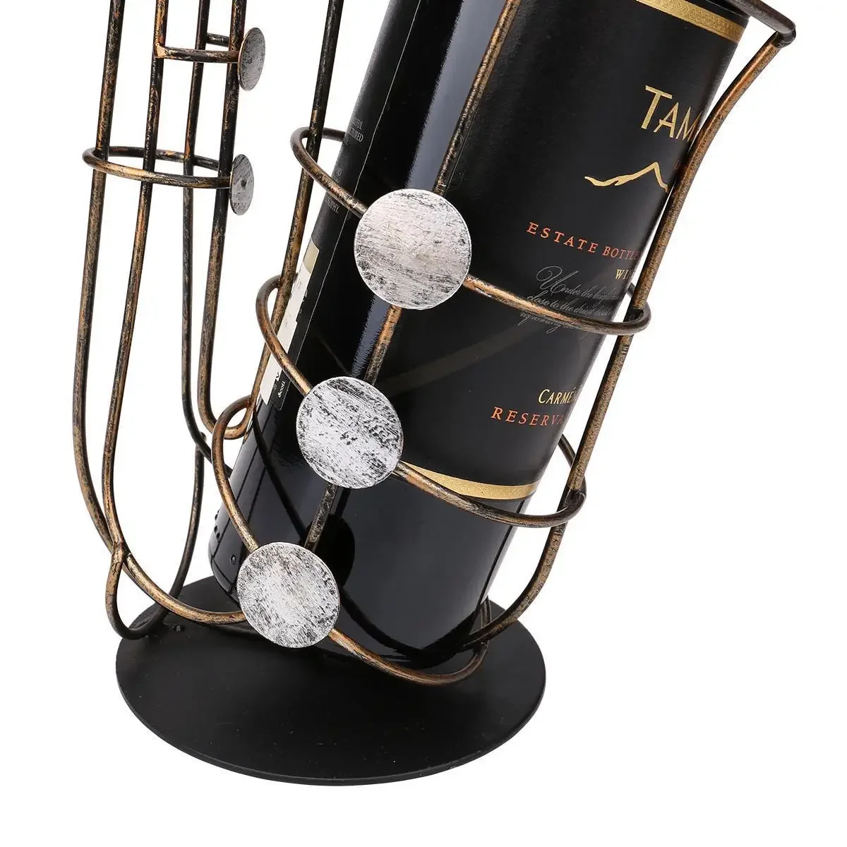ヨーロッパスタイルのシンプルなライト高級錬鉄製ワインラックク - Lighting Decoration Stand のレビューと価格