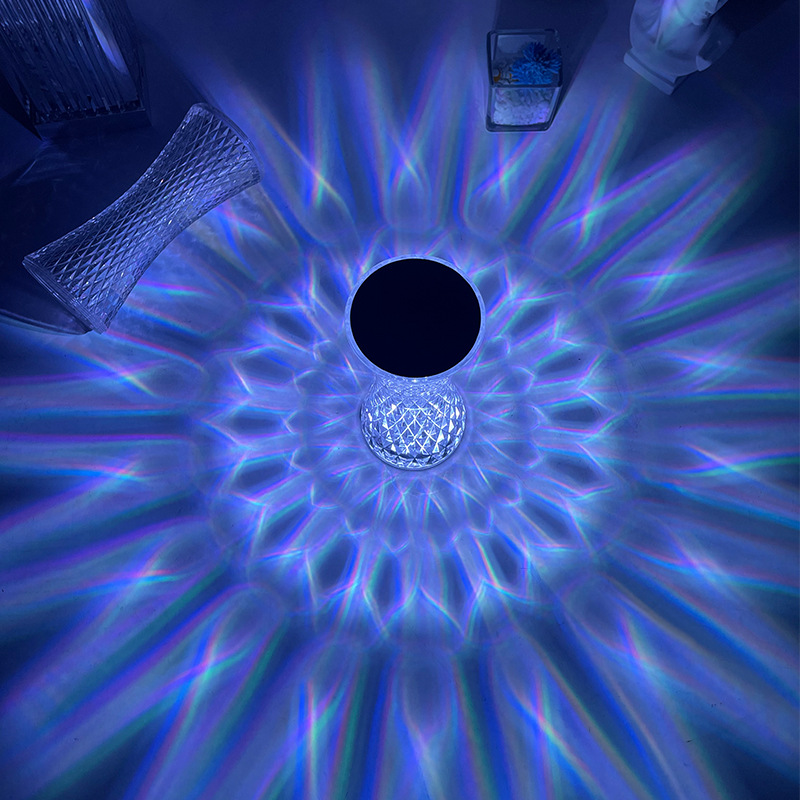 クリスタルベッドサイドテーブルランプクリスマスアクリル装飾ナ - Lighting Decor For Room のレビューと価格