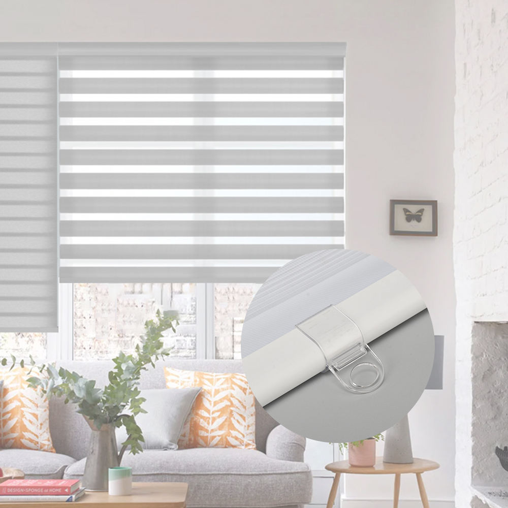 カスタムサイズの窓用ブラインド、光を遮るゼブラブラインド、装 - Decor Lighting Sg のレビューと価格