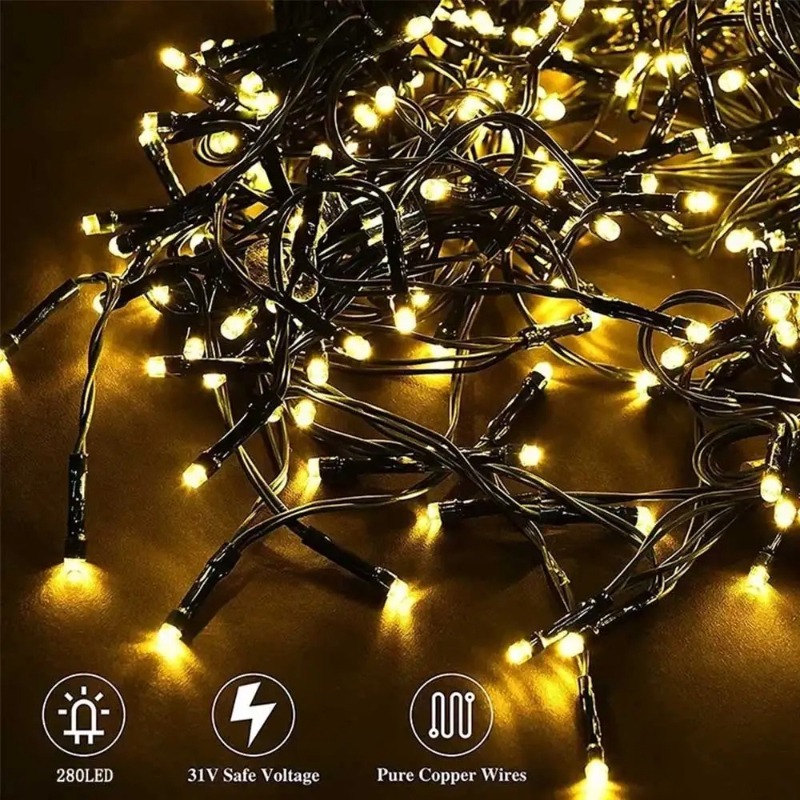 USB LED フェアリーストリングライト、防水クリスマスツ - Lighting Decoration For Wedding のレビューと価格