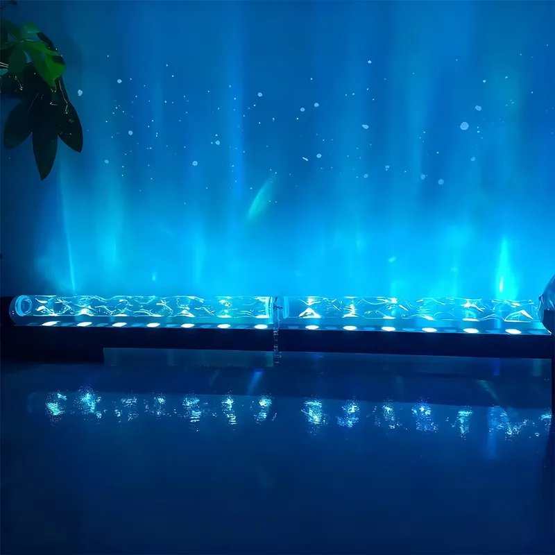 スマート3Dウォールウォッシュ炎投影ライト、水波紋雰囲気ラン - Lighting Decor For Room のレビューと価格