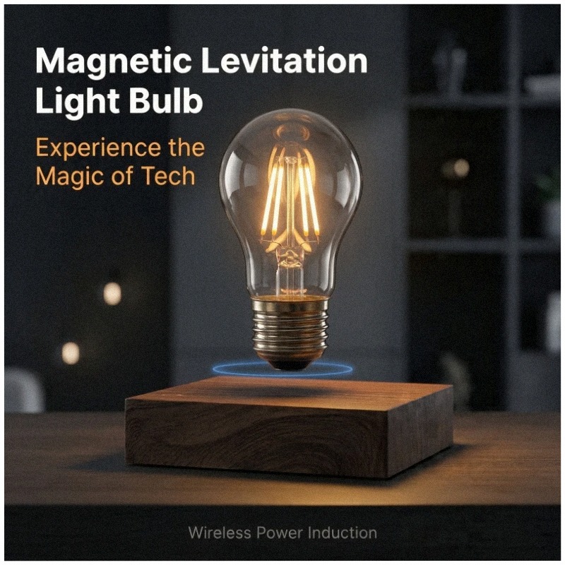 磁気浮上式ワイヤレスLED電球デスクランプ、ユニークなギフト - Lighting Decor For Diwali のレビューと価格