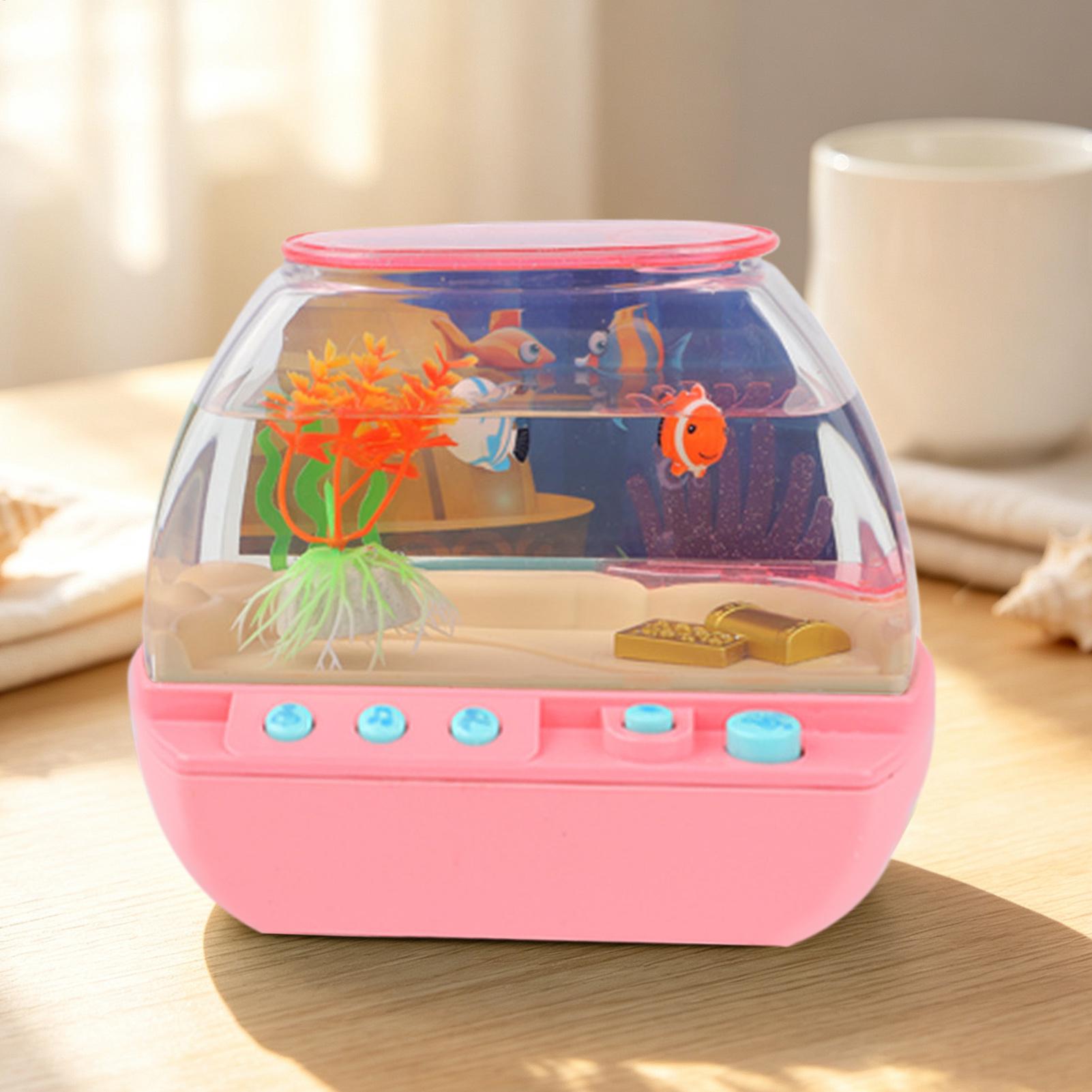 おもちゃの水槽 ホームデコレーション 音楽と光付き 模擬水槽 - Lighting Decorative のレビューと価格