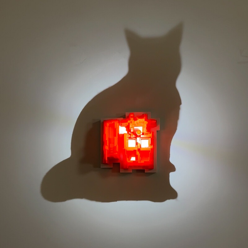 ドロップシッピング 3Dライトシャドウナイトライト アンビエ - Lighting Decor For Room のレビューと価格