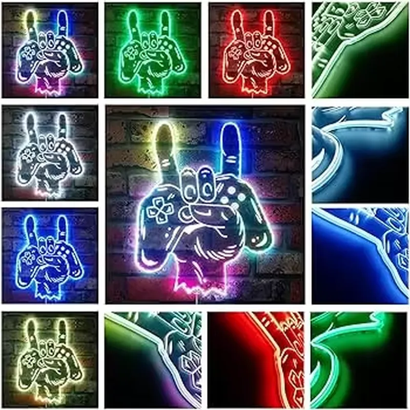 パーソナライズされた住所表示用LEDハウスナンバーサイン、照 - Decor Lighting Address のレビューと価格