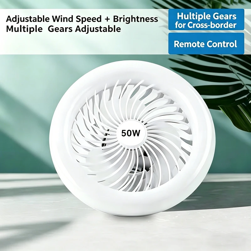 2in1シーリングファンランプ、3段階速度調整可能、E27口 - Lighting Decor For Diwali のレビューと価格