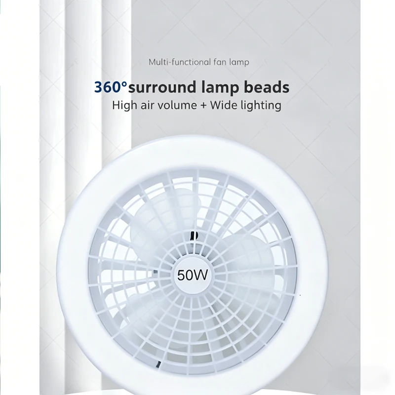 2in1シーリングファンランプ、3段階速度調整可能、E27口 - Lighting Decor For Diwali のレビューと価格
