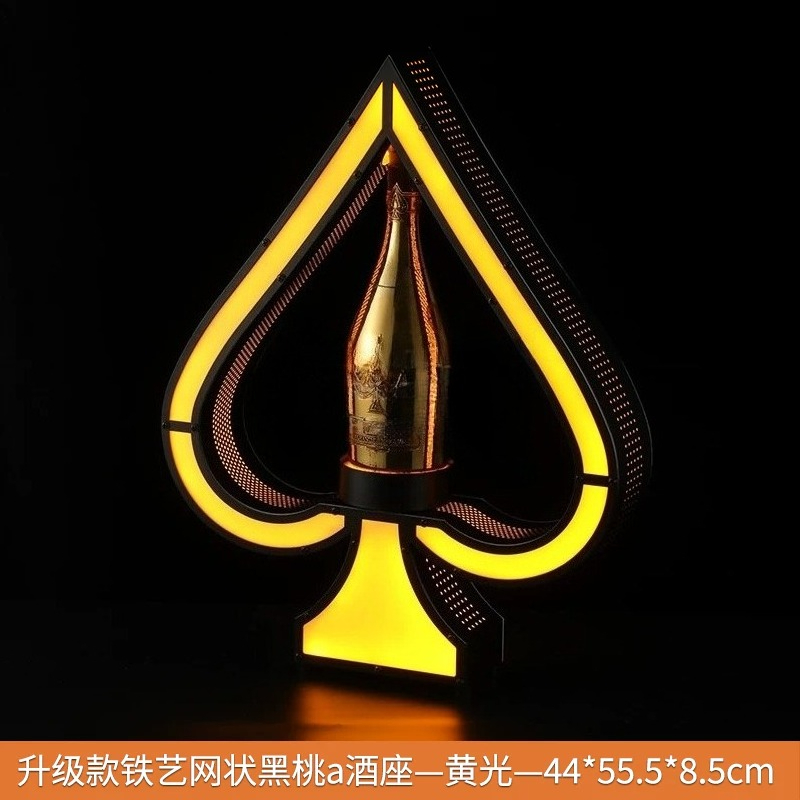 アイアンアートLEDライトアップワインボトルディスプレイスタ - Lighting Decoration Stand のレビューと価格