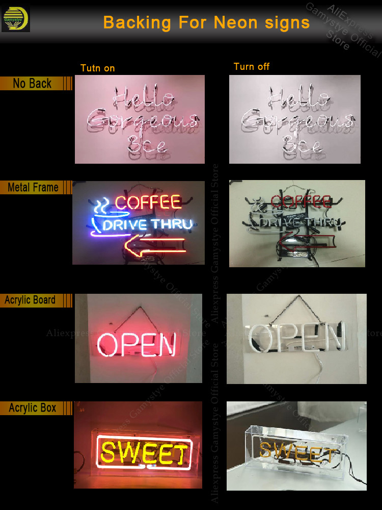 ネオンサイン アイデア ランプ 本物のガラス管 レストラン装 - Outdoor Lighting Decor Ideas のレビューと価格