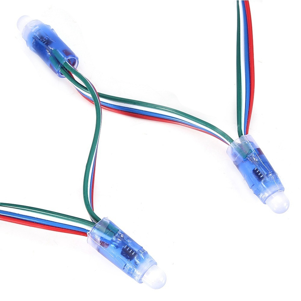 50個入り 耐久性のあるWS2811 IC LEDピクセルラ - Decor Lighting Address のレビューと価格