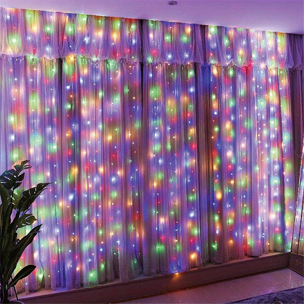 3/6M USB LED カーテン 8 モードリモコンライト - Lighting Decor For Diwali のレビューと価格
