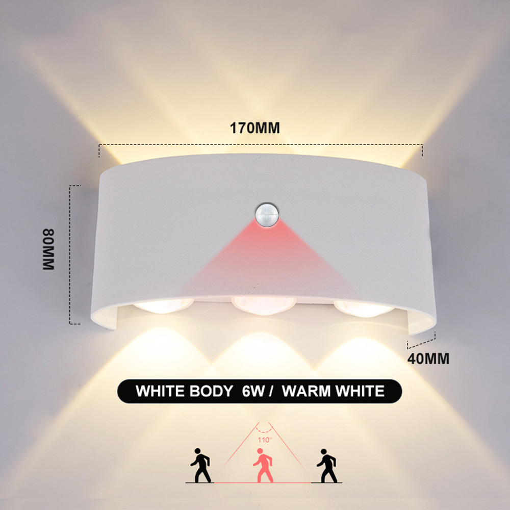 Pirモーションセンサー付きウォールライト,屋外照明,庭,リ - Foyer Lighting Wall Decor のレビューと価格