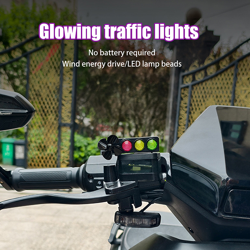 クリエイティブ LED 自転車ライト風力発電警告灯信号機の形 - Decor Lighting Cy のレビューと価格