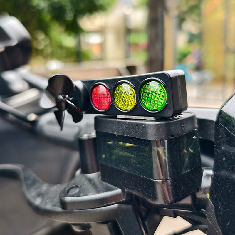クリエイティブ LED 自転車ライト風力発電警告灯信号機の形 - Decor Lighting Cy のレビューと価格
