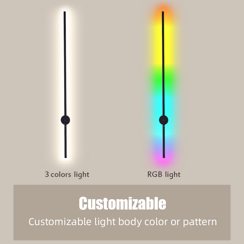 モダンな充電式LEDウォールスコンスランプ、ブラックアルミニ - Lighting Decor For Room のレビューと価格