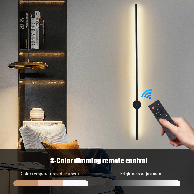 モダンな充電式LEDウォールスコンスランプ、ブラックアルミニ - Lighting Decor For Room のレビューと価格