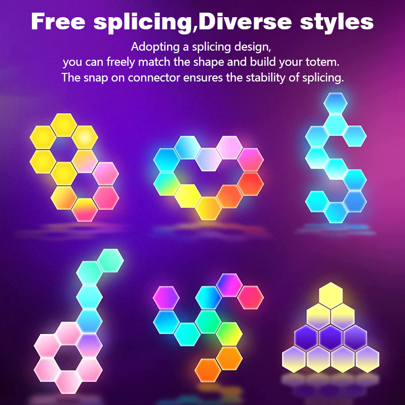 TuyaスマートRGB量子ライトDIY装飾LEDウォールラン - Lighting Decor For Diwali のレビューと価格