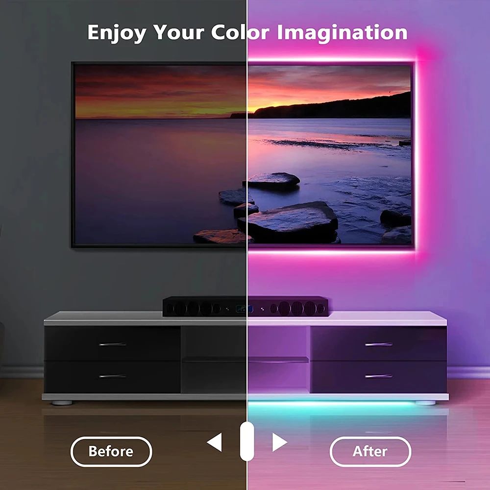 RGB Led ストリップライト Bluetooth アプリ - Lighting Decor For Diwali のレビューと価格