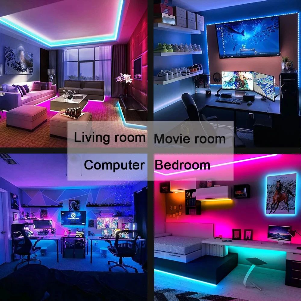 RGB Led ストリップライト Bluetooth アプリ - Lighting Decor For Diwali のレビューと価格